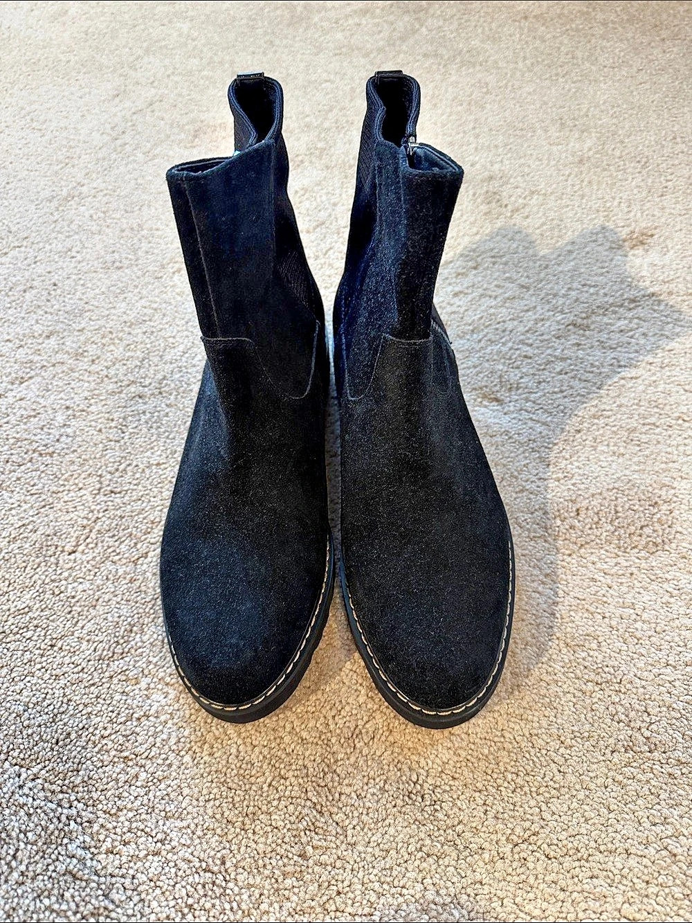 Donald Pliner Black Side-Zip Ankle Boots